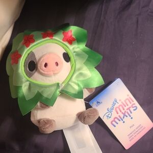 Disney Mini Pua Plush Toy - Green and Brown